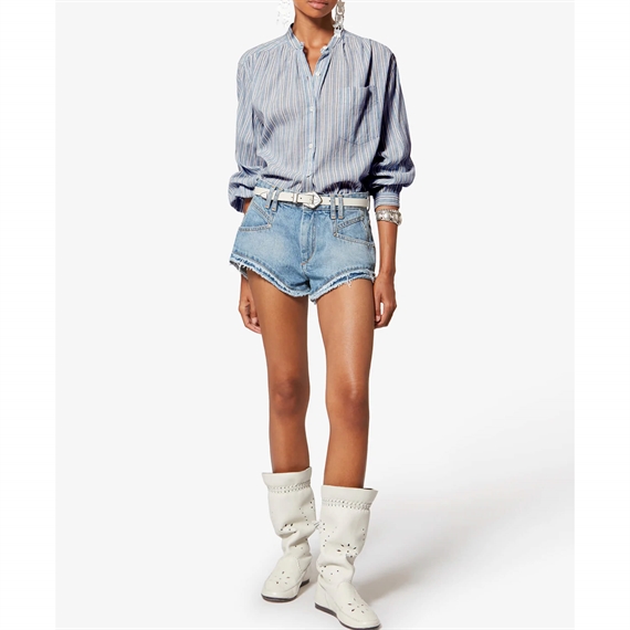 Isabel Marant Etoile Sapha Skjorte, Blue Striped